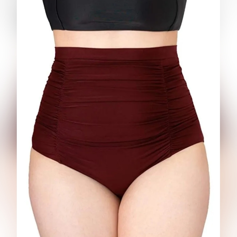 Empetua by Shapermint Full Coverage High-Waisted Control Shapewear Bikini Bottom